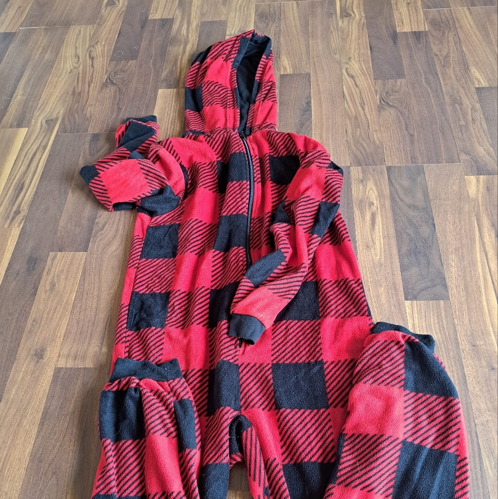 Boys 1 piece flannel pj
